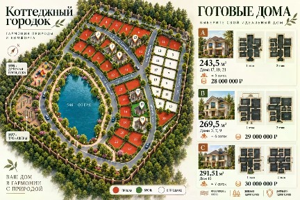 Продается 2-этажный коттедж, 243,5 м²