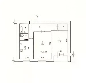Продается 2-комн. квартира, 52 м²