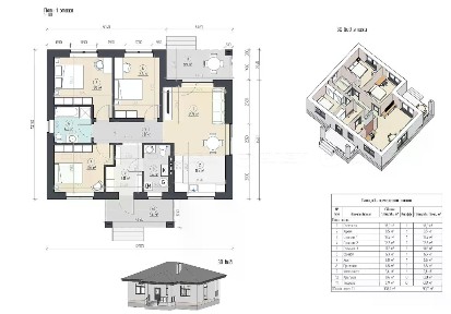 Продается 1-этажный дом, 110 м²