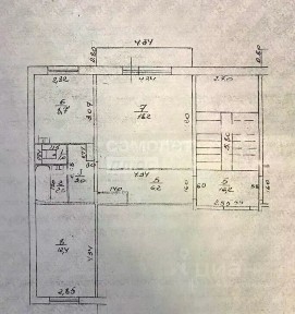 Продается 2-комн. квартира, 53,7 м²