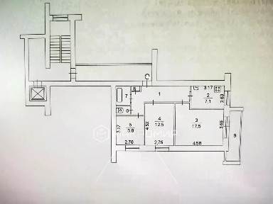 Продается 3-комн. квартира, 62 м²