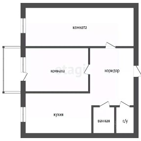Продается 2-комн. квартира, 53,9 м²