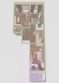 Продается 2-комн. квартира, 68,24 м²