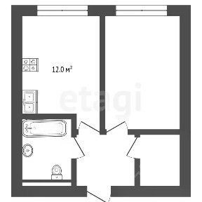 Продается 1-комн. квартира, 33,2 м²