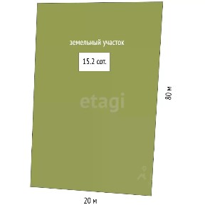 Продается участок, 15,2 сот.