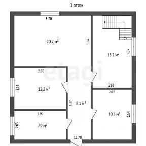 Продается 2-этажный дом, 139,02 м²