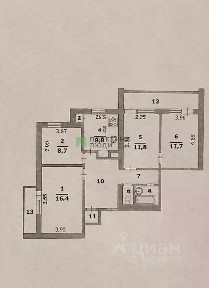 Продается 4-комн. квартира, 79 м²
