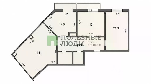 Продается 4-комн. квартира, 131,4 м²