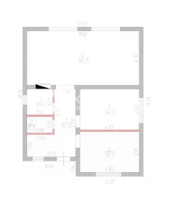 Продается 1-этажный коттедж, 91,5 м²