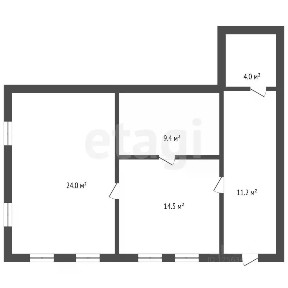 Продается 1-этажный дом, 63,1 м²