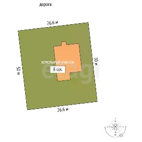 Продается 1-этажный дом, 102 м²