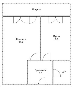 Продается 1-комн. квартира, 37,1 м²