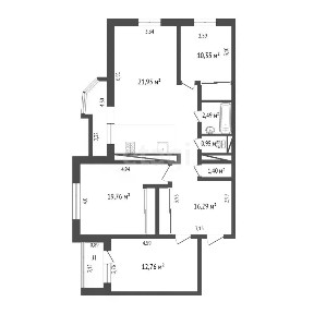 Продается 4-комн. квартира, 86 м²