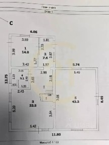 Продается 3-этажный дом, 186,3 м²