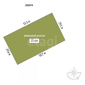 Продается участок, 15 сот.