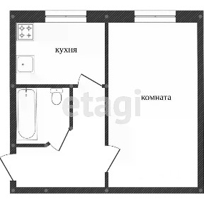 Продается 1-комн. квартира, 29,5 м²