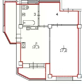 Продается 1-комн. квартира, 42,6 м²