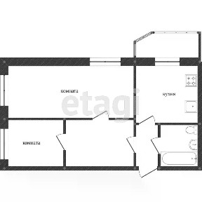 Продается 2-комн. квартира, 59,8 м²