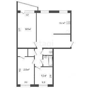 Продается 4-комн. квартира, 83,9 м²