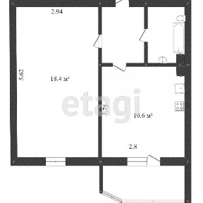 Продается 1-комн. квартира, 36,5 м²