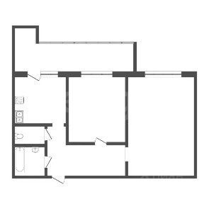 Продается 2-комн. квартира, 51,4 м²