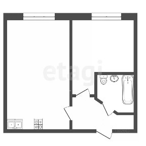 Продается 1-комн. квартира, 30,7 м²