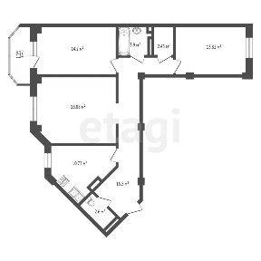 Продается 3-комн. квартира, 82,7 м²
