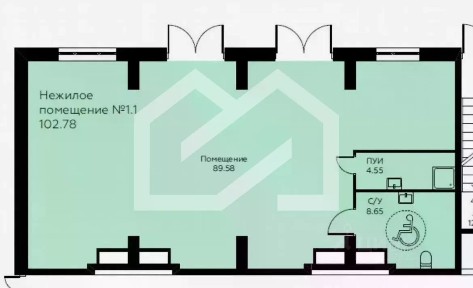 Продается торговая площадь, 102,8 м²