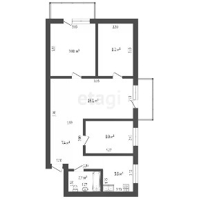 Продается 4-комн. квартира, 57 м²