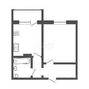 Продается 1-комн. квартира, 33,7 м²