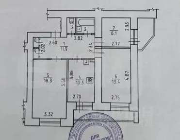Продается 3-комн. квартира, 67,1 м²