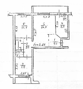 Продается 3-комн. квартира, 63,6 м²