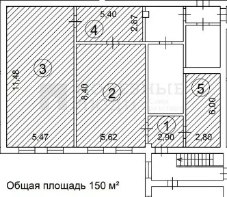 Сдается помещение свободного назначения, 150 м²
