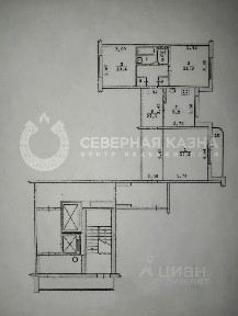 Продается 3-комн. квартира, 74,1 м²