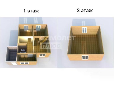 Продается 2-этажный дом, 107,4 м²