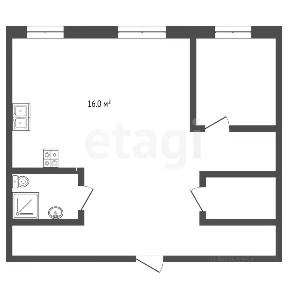 Продается 1-комн. квартира, 67,7 м²