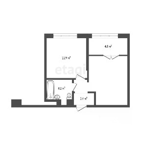 Продается 1-комн. квартира, 33,7 м²