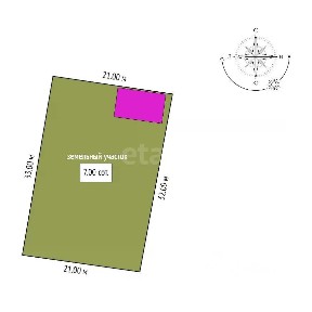Продается 1-этажный дом, 41,8 м²