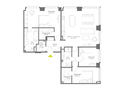 Продается 4-комн. квартира, 135 м²