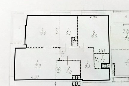 Продается 2-комн. квартира, 55,6 м²
