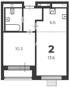 Продается 2-комн. квартира, 38,22 м²