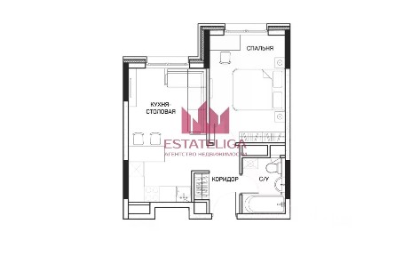 Продаются 2-комн. апартаменты, 35,3 м²