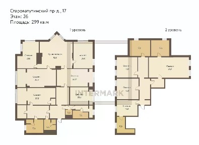 Продается многокомнатная квартира, 299 м²