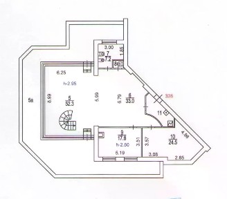 Продается 5-комн. квартира, 263,8 м²