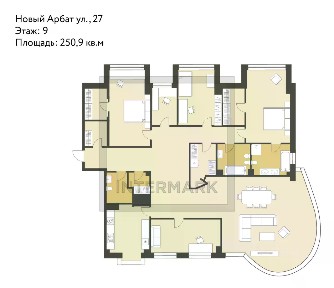Продается 5-комн. квартира, 250,9 м²