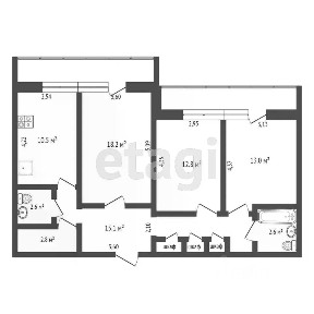 Продается 3-комн. квартира, 78,4 м²