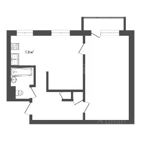 Продается 2-комн. квартира, 41,9 м²