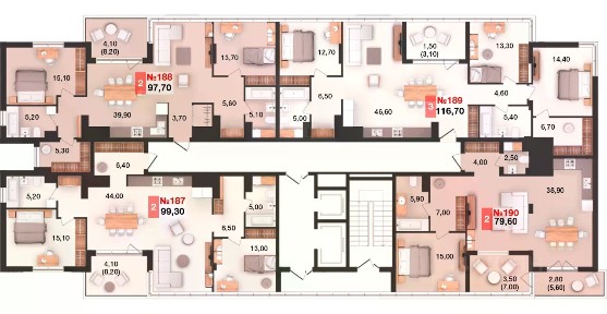 Продается 2-комн. квартира, 97,7 м²