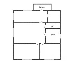 Продается 1-этажный дом, 69,3 м²