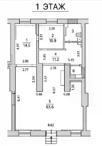 Сдается помещение свободного назначения, 108,5 м²